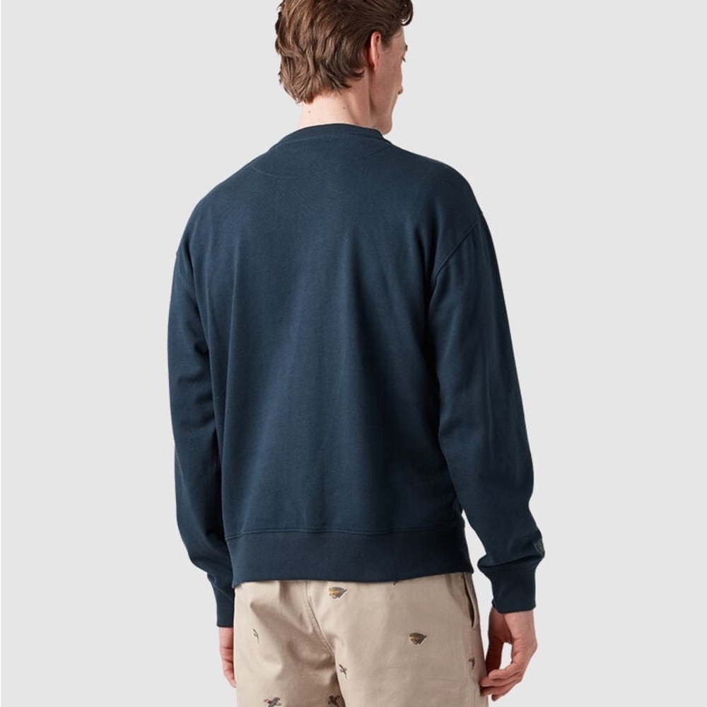 Rodd & Gunn Men's Mallard Dark Blue Crewneck Sweater Sweatshirt SZ M NWT - Picture 4 of 8